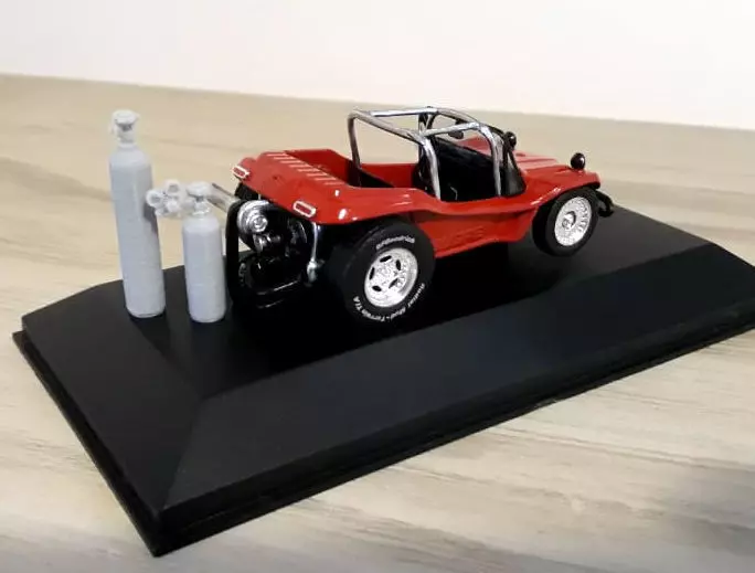Oxygen Nitro Cylinder - Diorama Miniature Garage 3D print model 3D print model