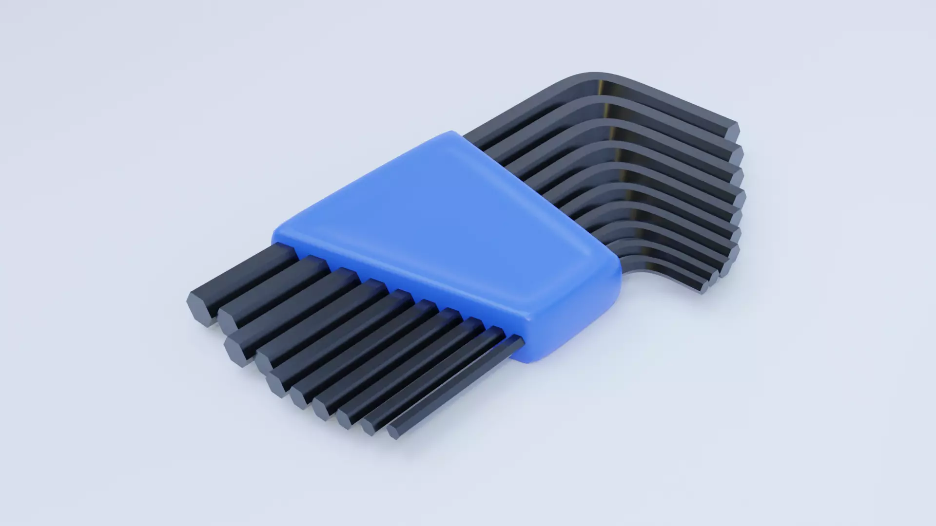 Allen Keys Low-poly 3D model