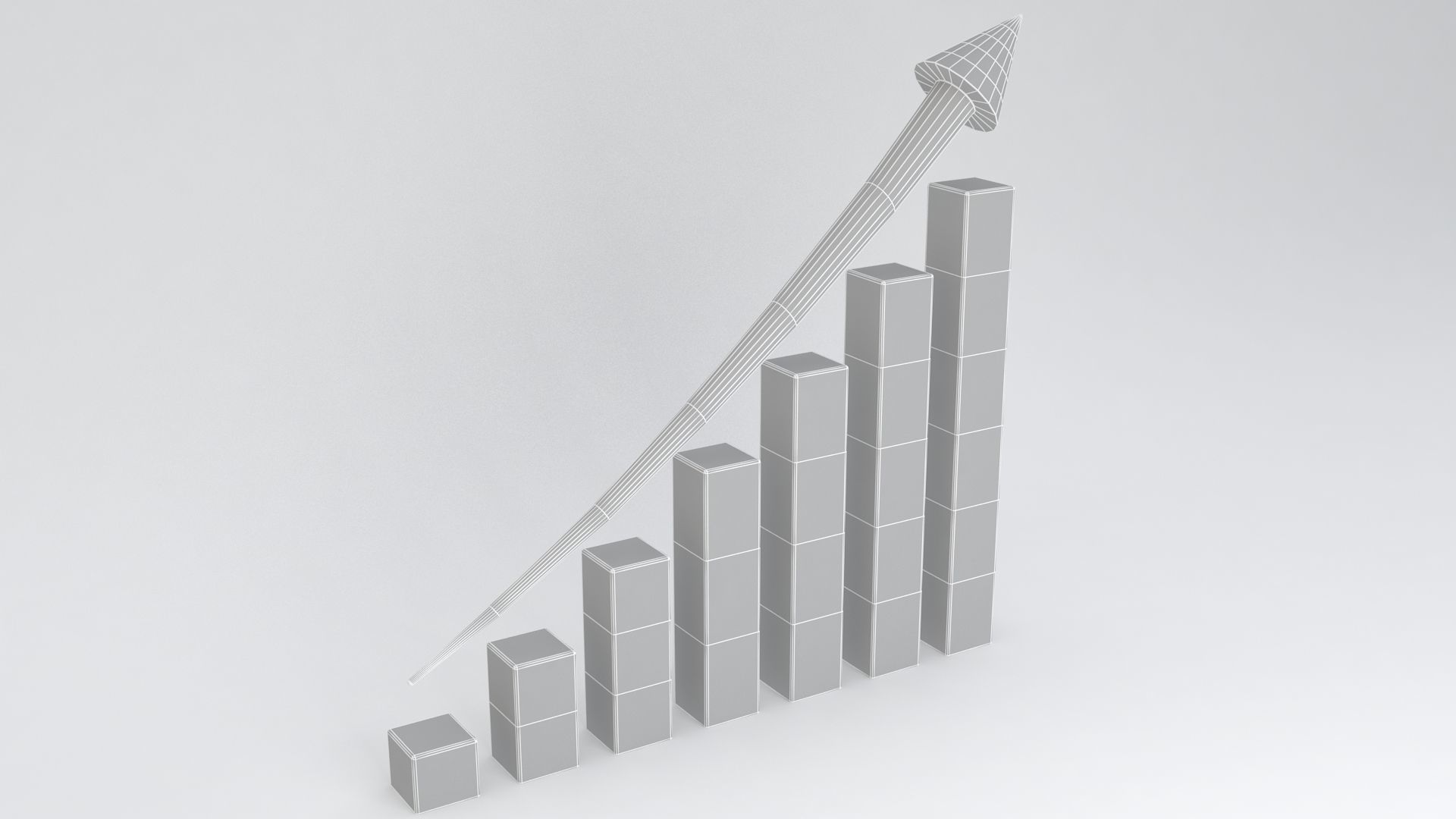 Trend Arrow 01 3D model_7