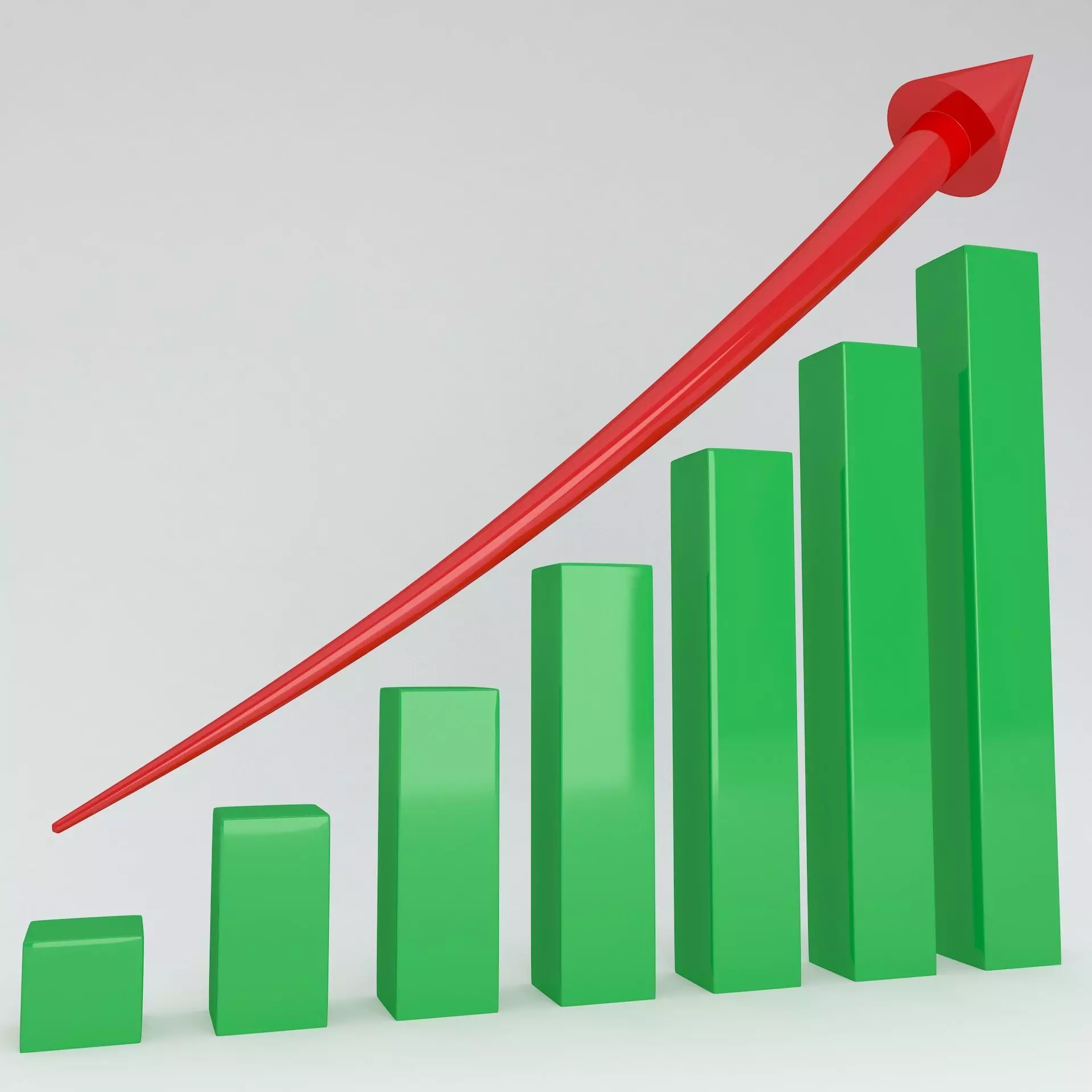 Trend Arrow 01 3D model_0