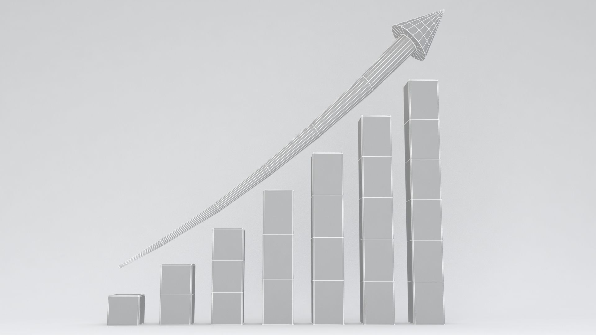 Trend Arrow 01 3D model_6