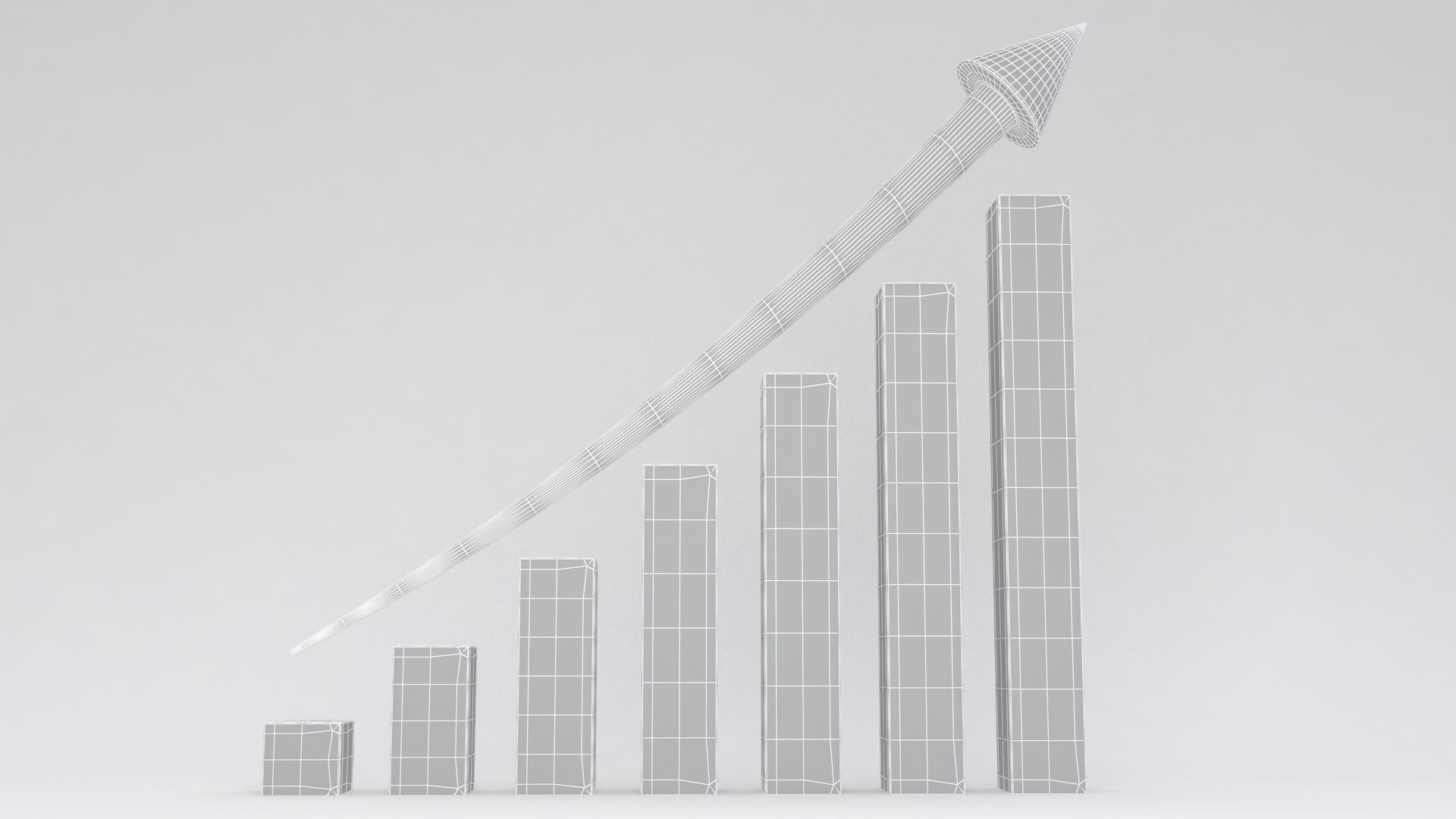 Trend Arrow 01 3D model_5