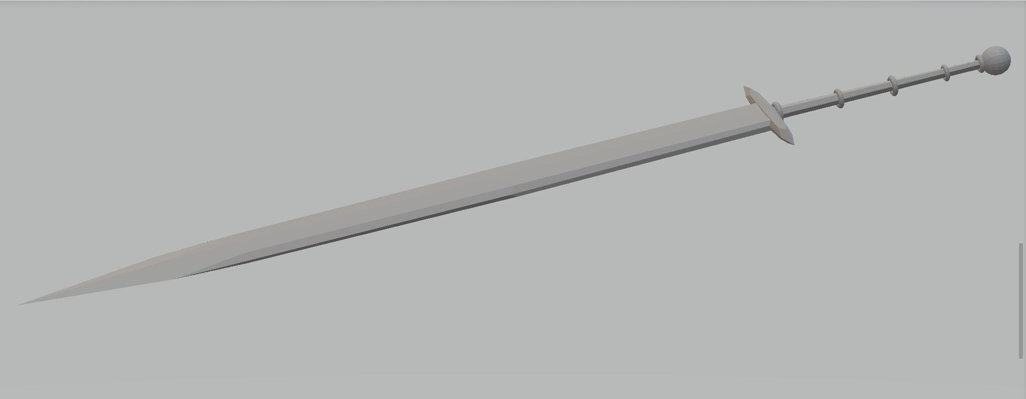 Sword 3D model_1