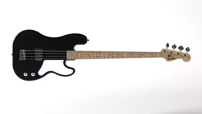 Fender P Bass Cabronita modified 3D model