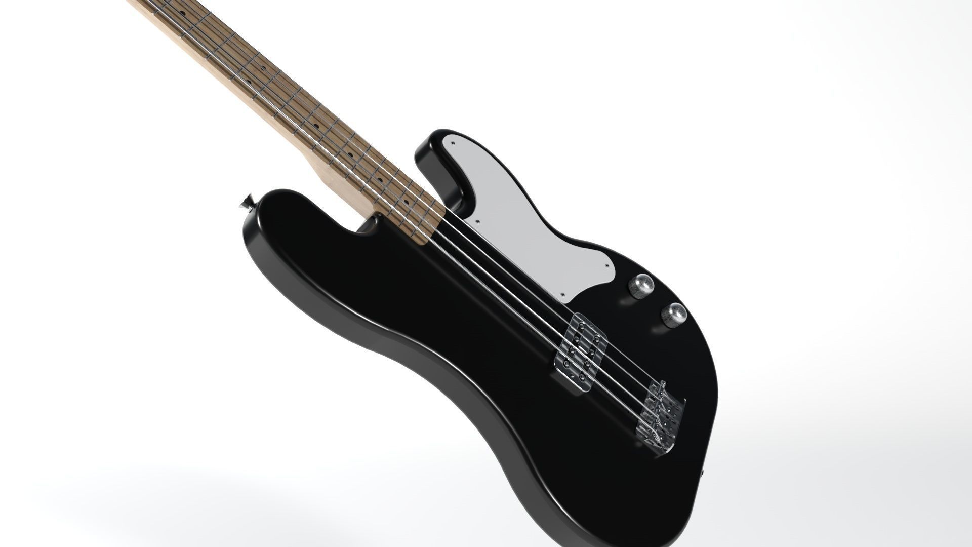 Fender P Bass Cabronita modified 3D model_3
