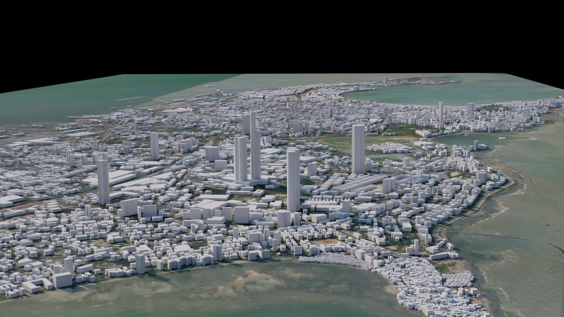 Mumbai - India 3D model_1