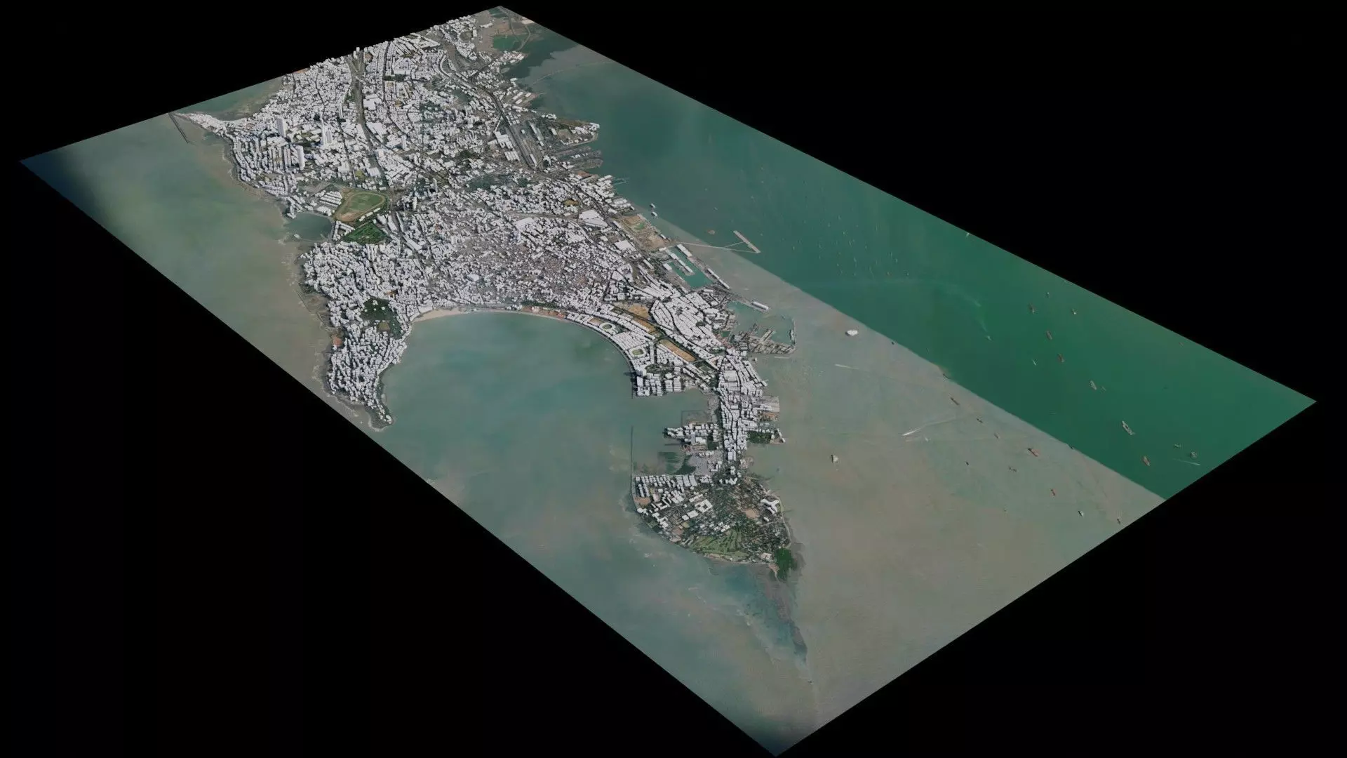 Mumbai - India 3D model_0