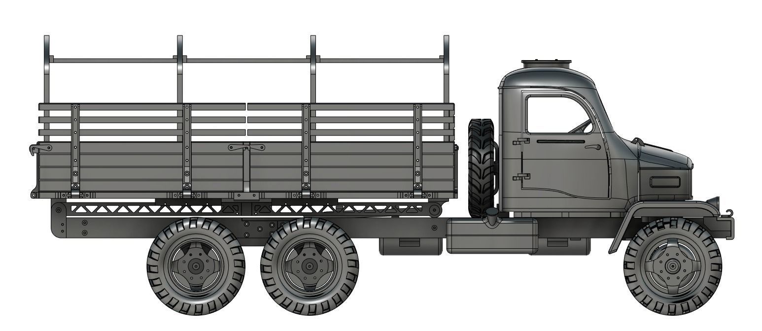 Praga V3S - 3Dprint Ready 3D print model_2