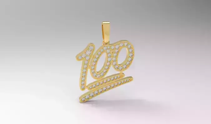100 Emoji Pendant
