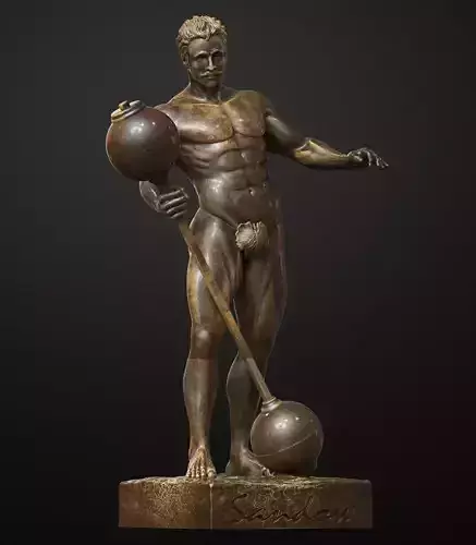Sandow statue mr Olympia bodybuilding  winner gift 3D print model