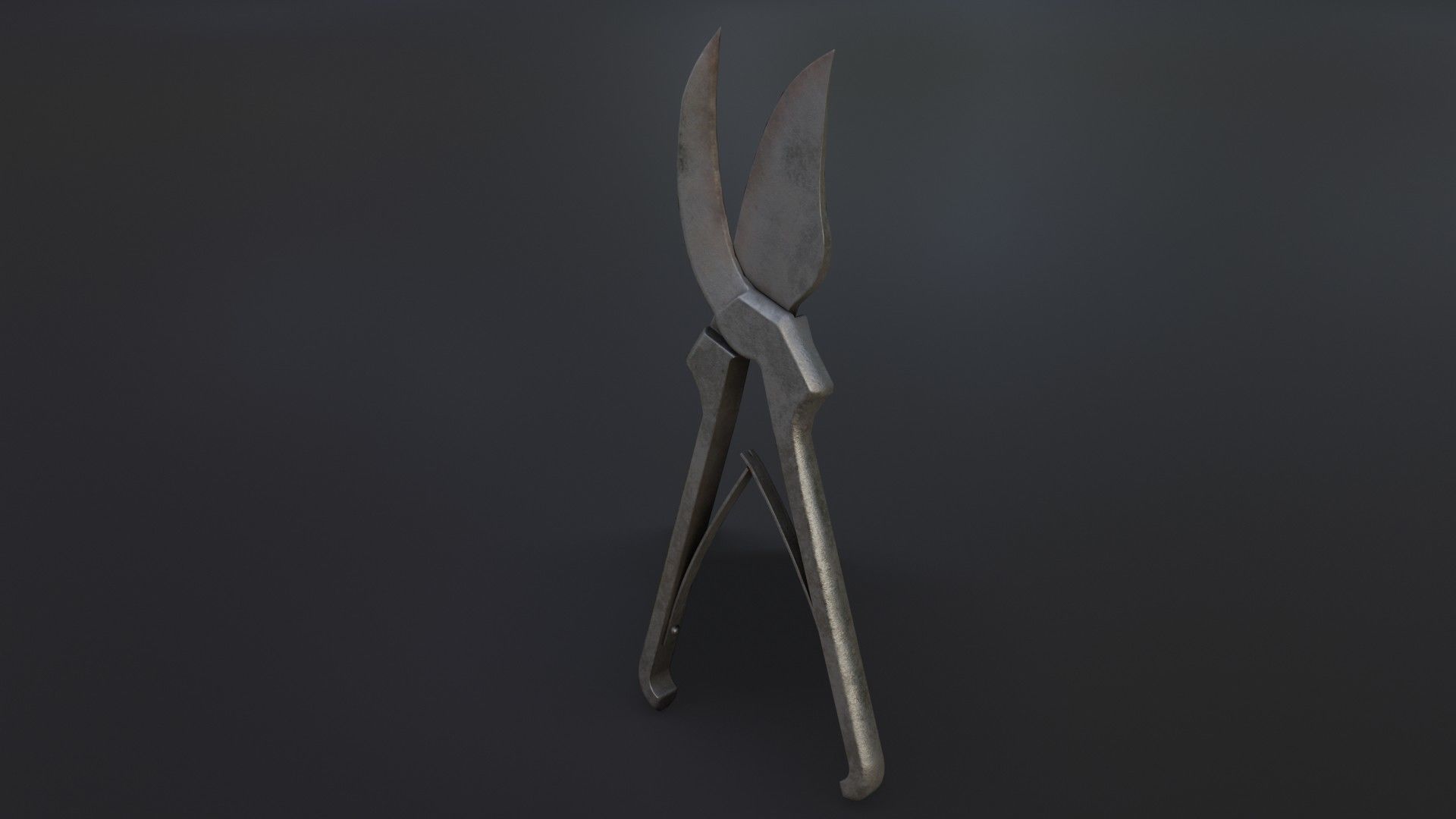 Old Dirty Bone Cutter Low-poly 3D model_24
