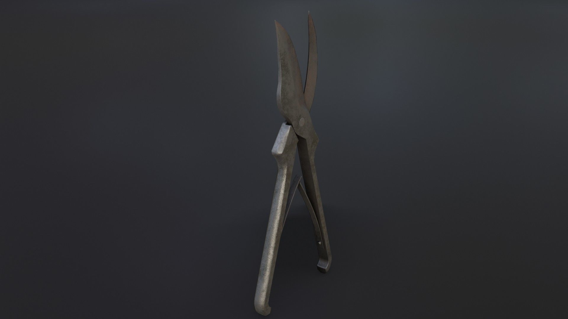 Old Dirty Bone Cutter Low-poly 3D model_32