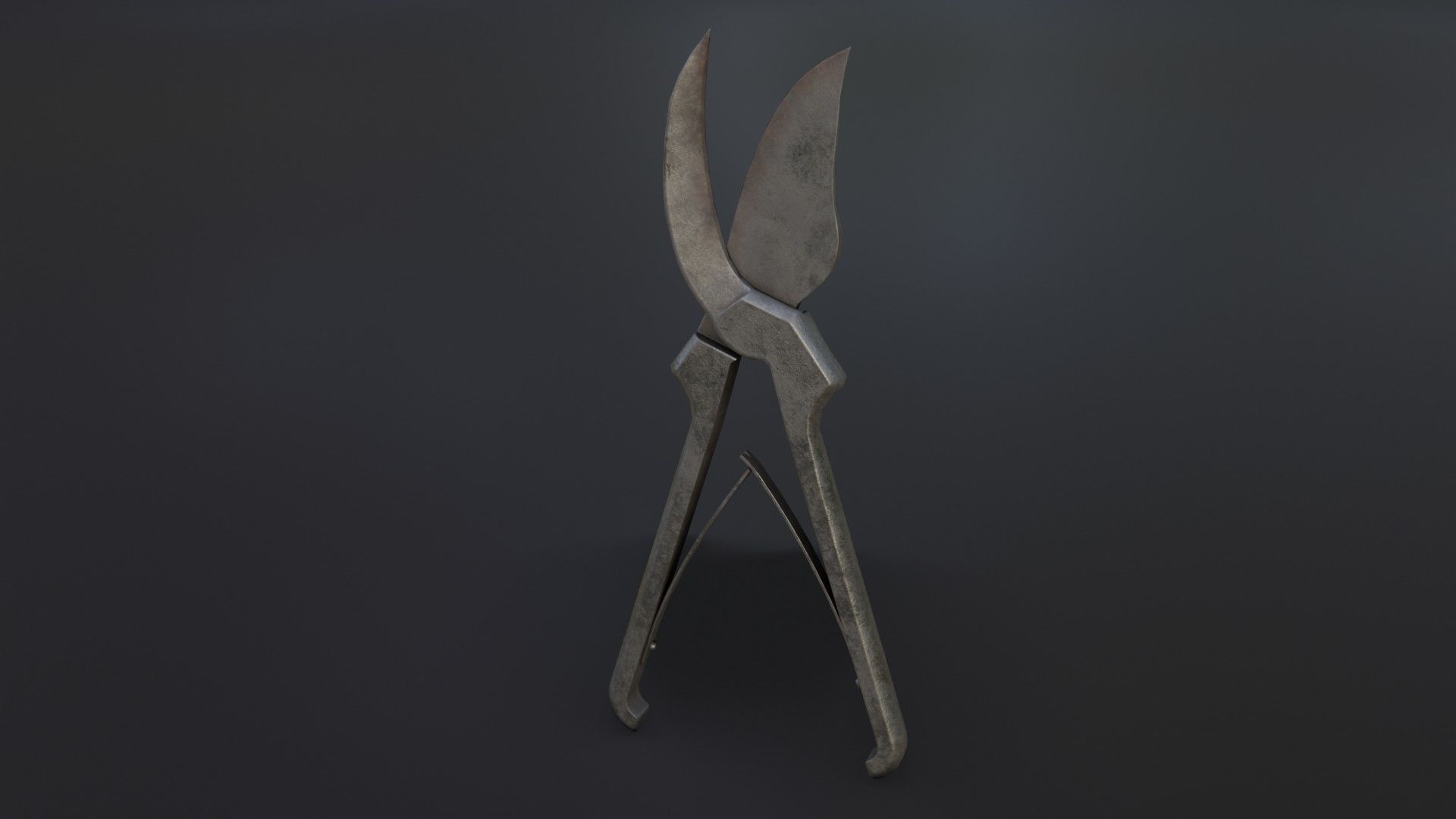 Old Dirty Bone Cutter Low-poly 3D model_22