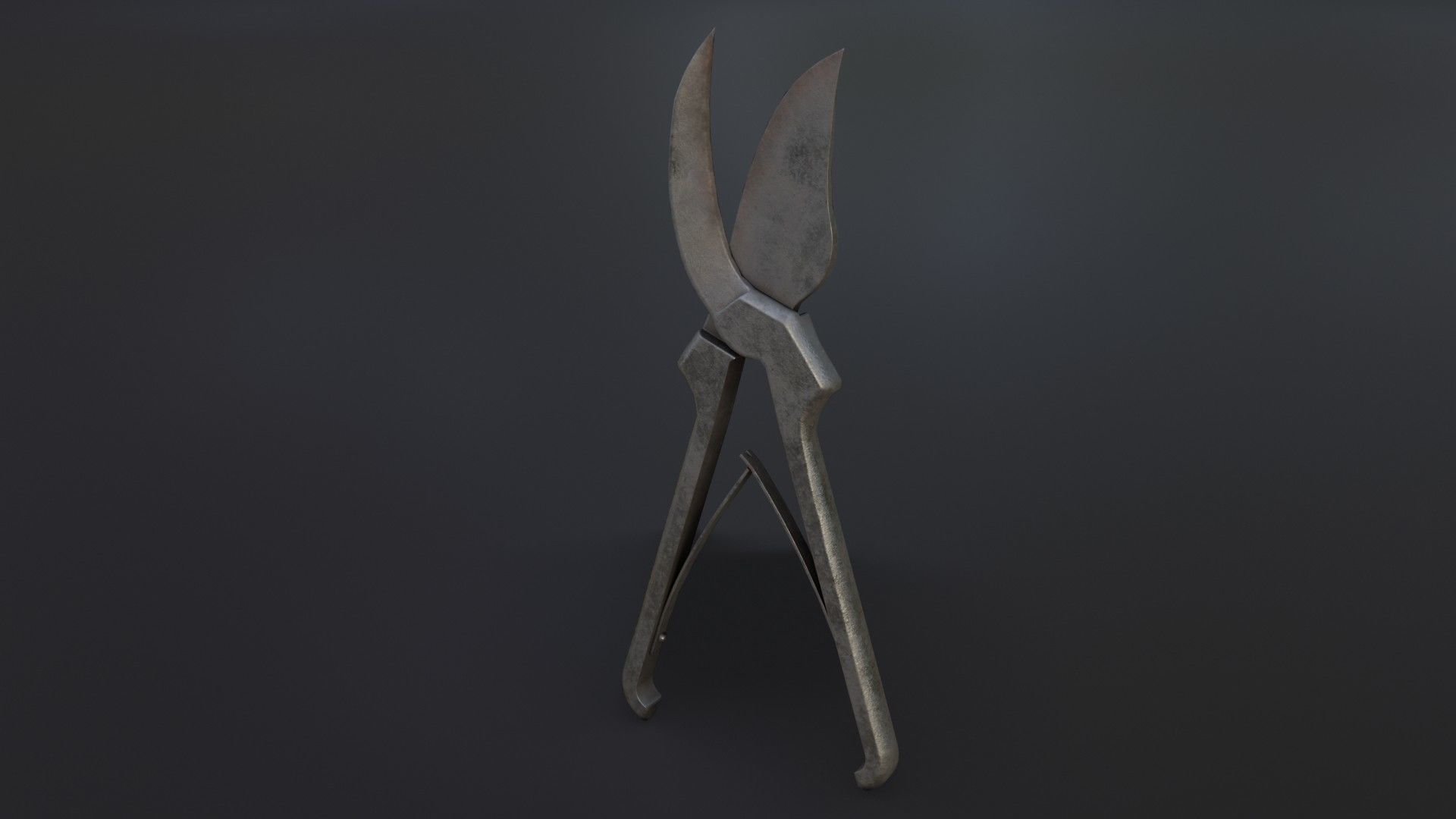 Old Dirty Bone Cutter Low-poly 3D model_23