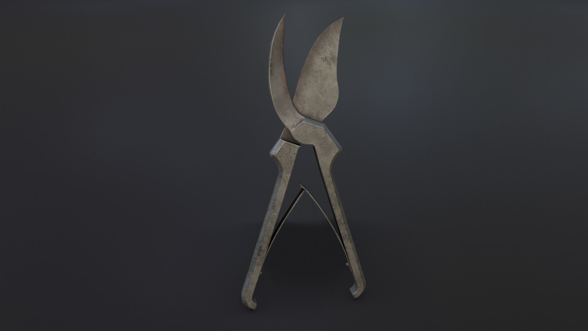 Old Dirty Bone Cutter Low-poly 3D model_19
