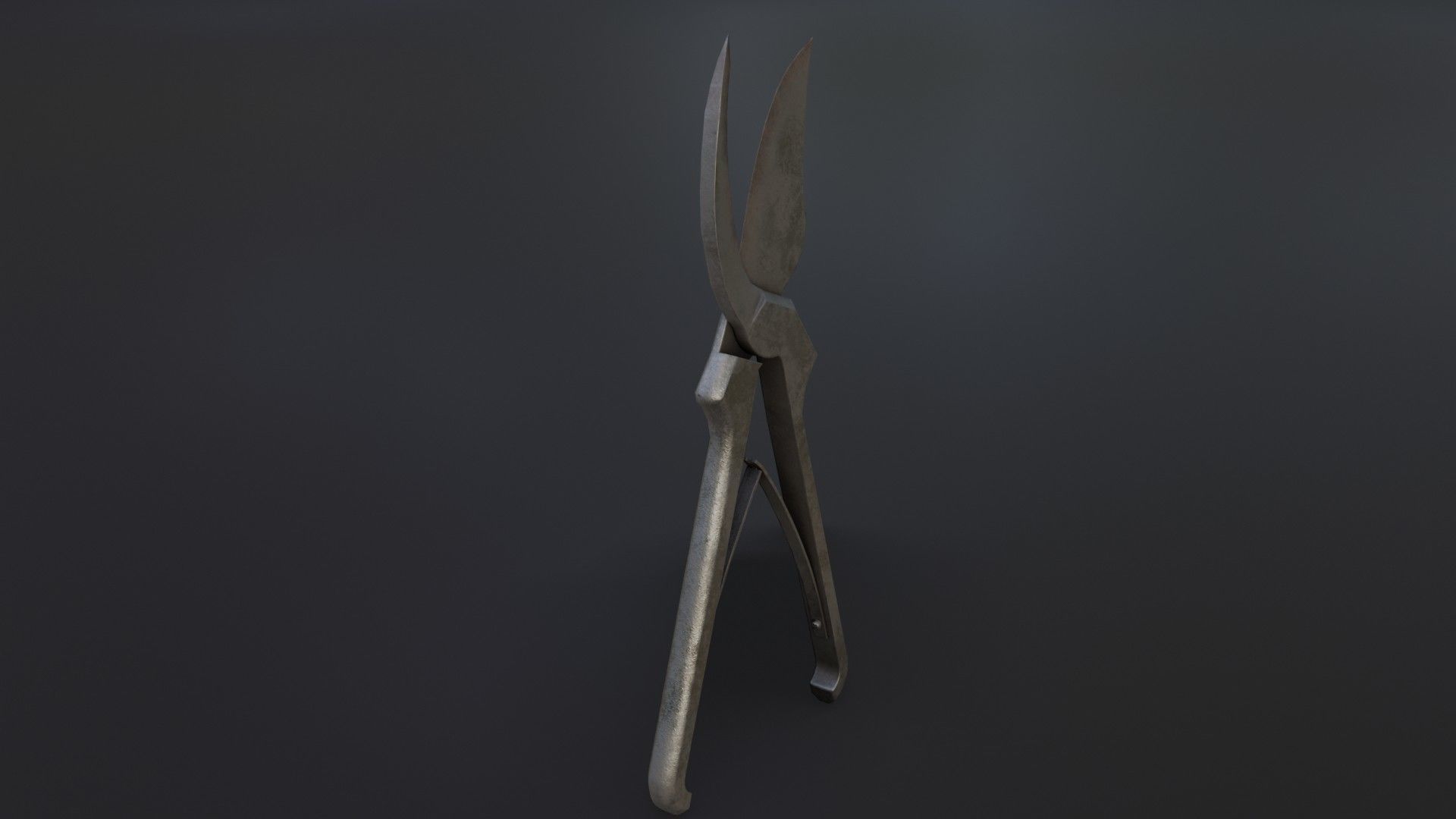 Old Dirty Bone Cutter Low-poly 3D model_15