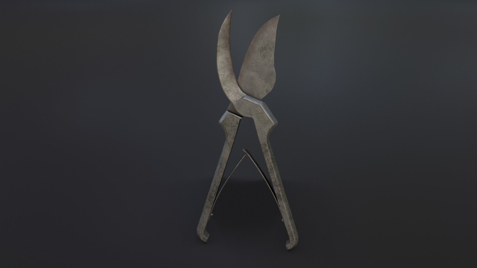 Old Dirty Bone Cutter Low-poly 3D model_21