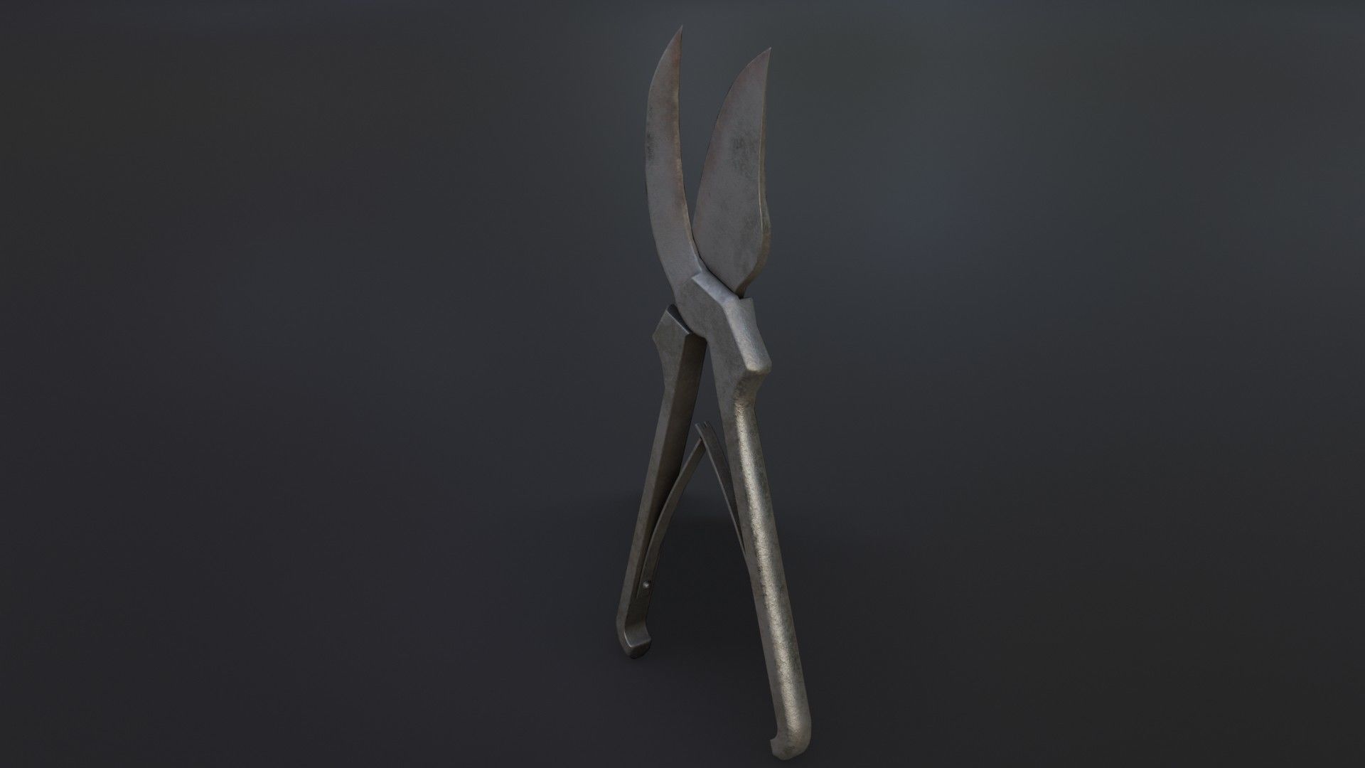 Old Dirty Bone Cutter Low-poly 3D model_25