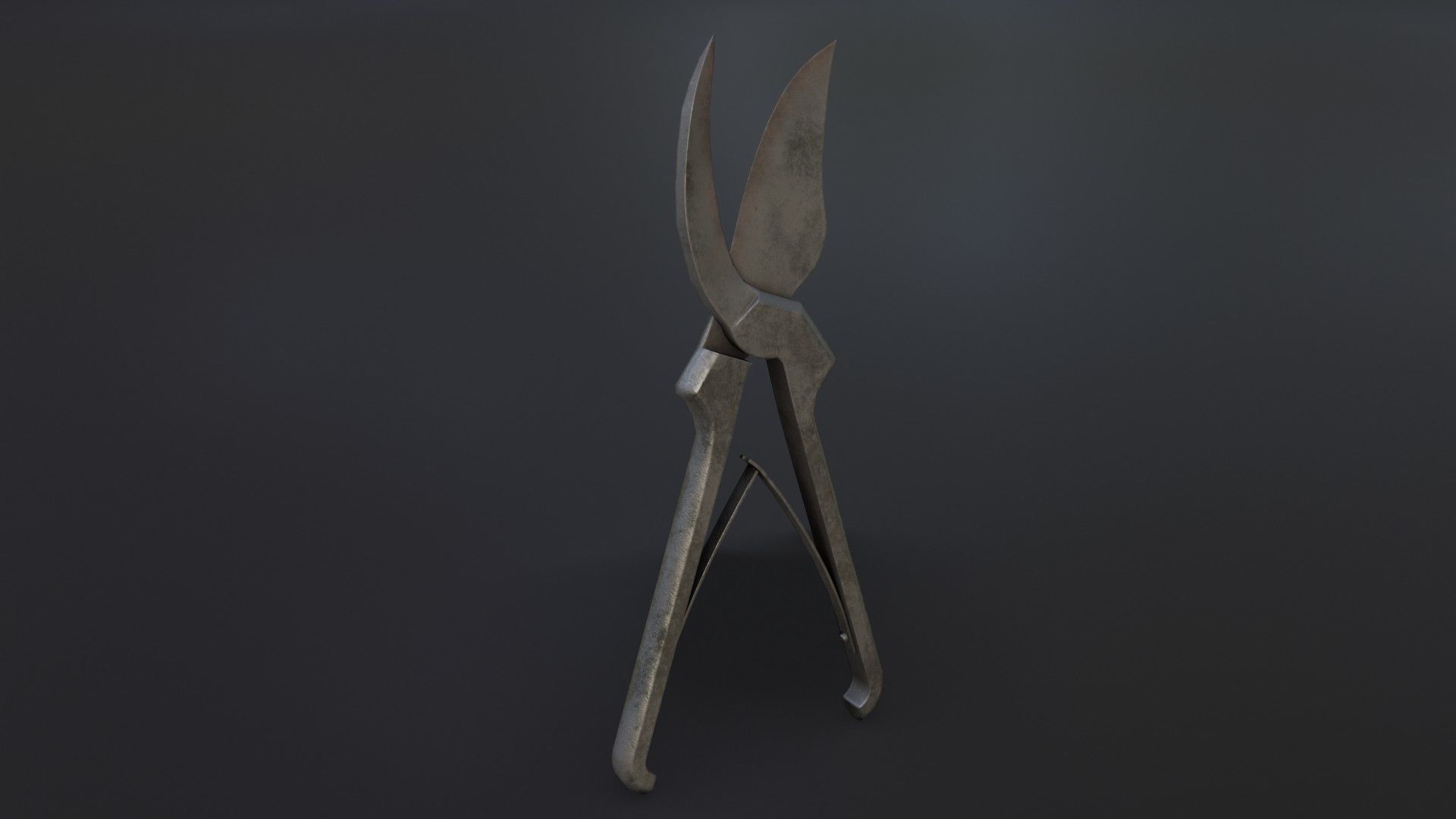Old Dirty Bone Cutter Low-poly 3D model_17