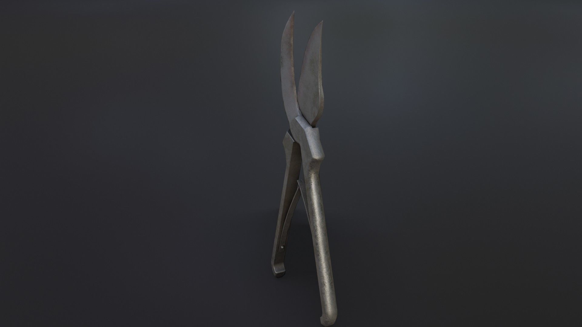 Old Dirty Bone Cutter Low-poly 3D model_26