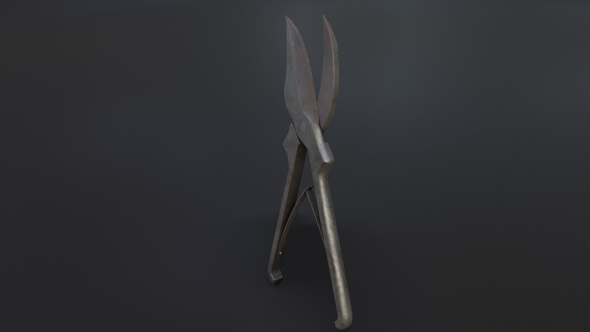 Old Dirty Bone Cutter Low-poly 3D model_8