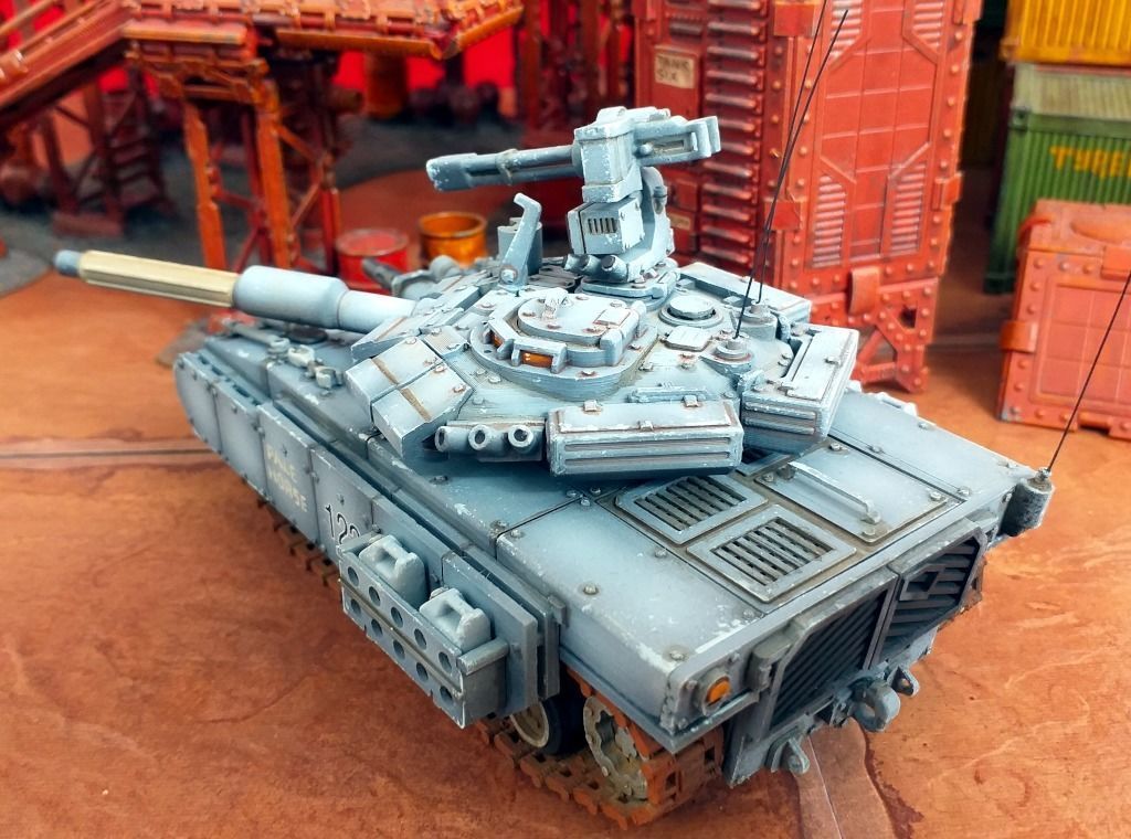 Tank - 28mm Sci-Fi 3D print model_2
