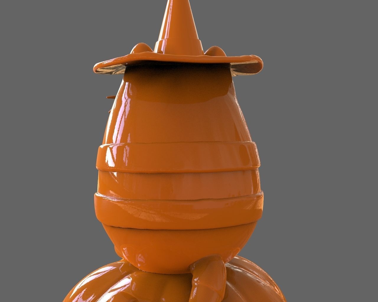 Pusheen eating Pumpkin Pie 3D Sculpt 3D print model_17