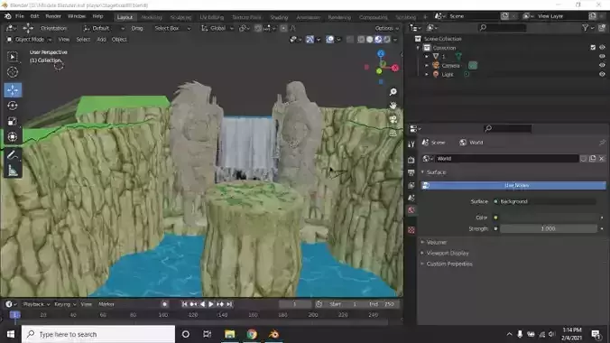 Naruto Valey of the End  3D model
