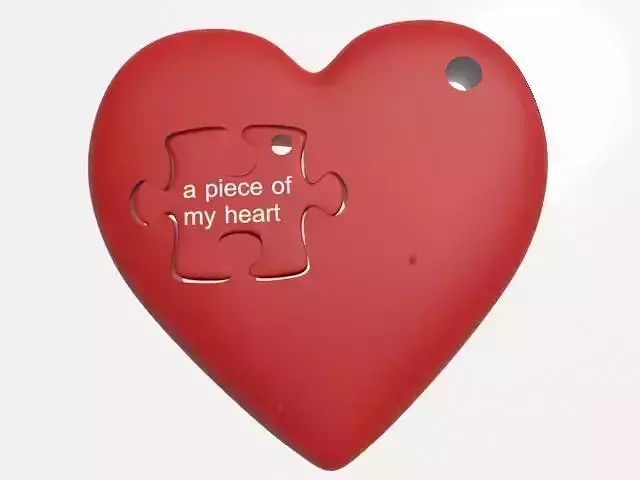 a piece of my heart- keychain