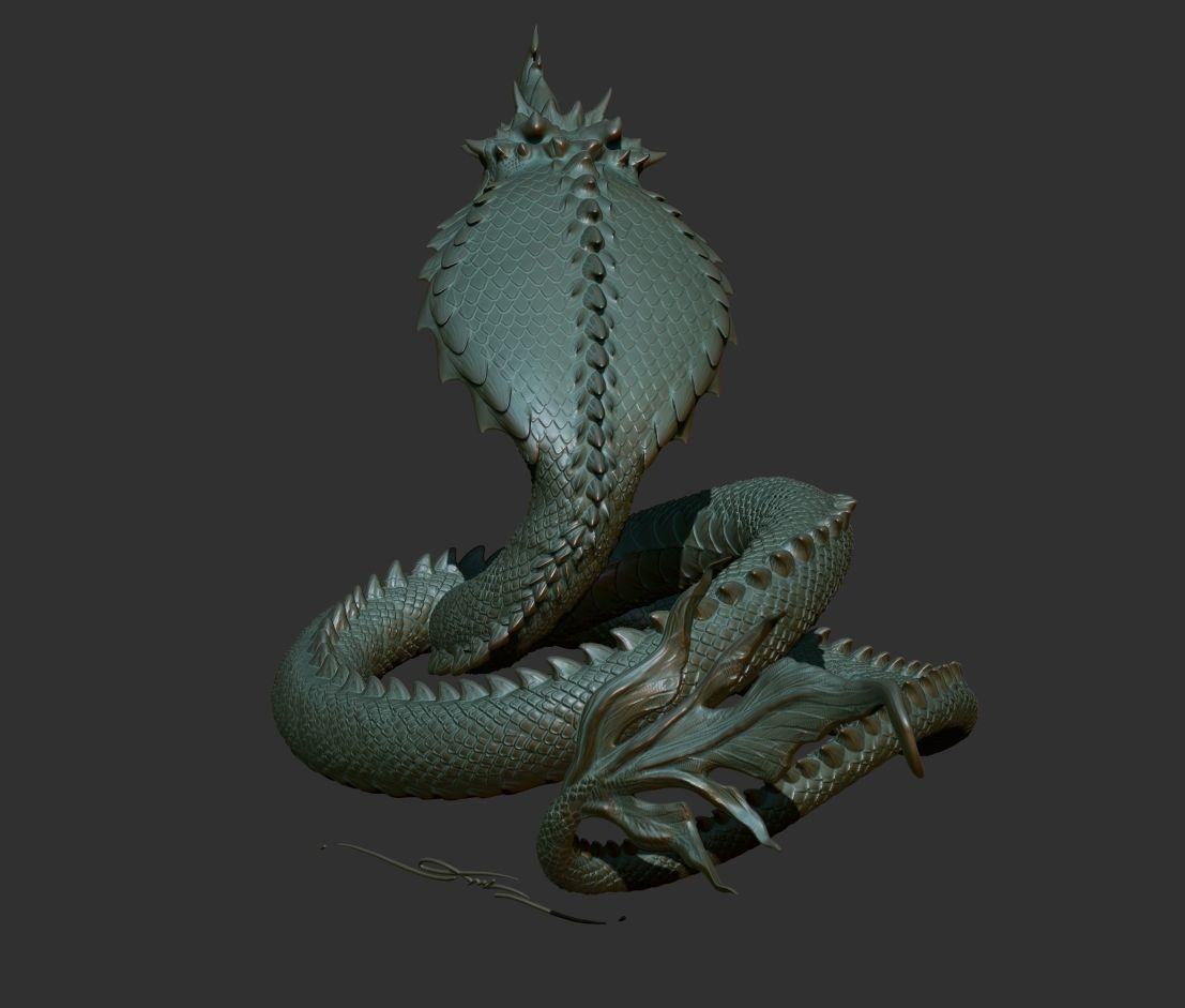 Basilisk nak 3D print model_1