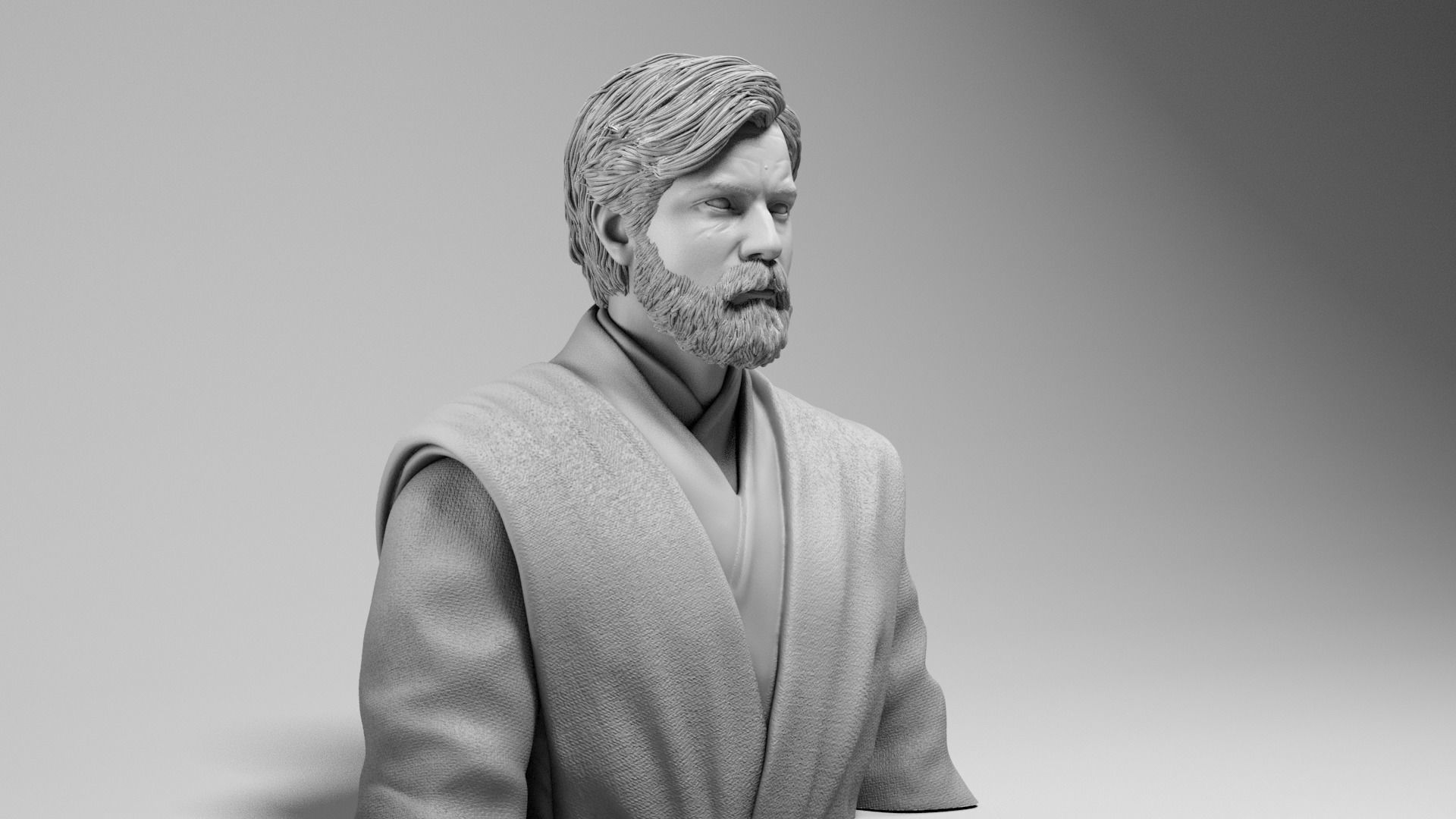 Ewan McGregor - Obi Wan Kenobi - Star Wars Revenge of the Sith 3D print model_4