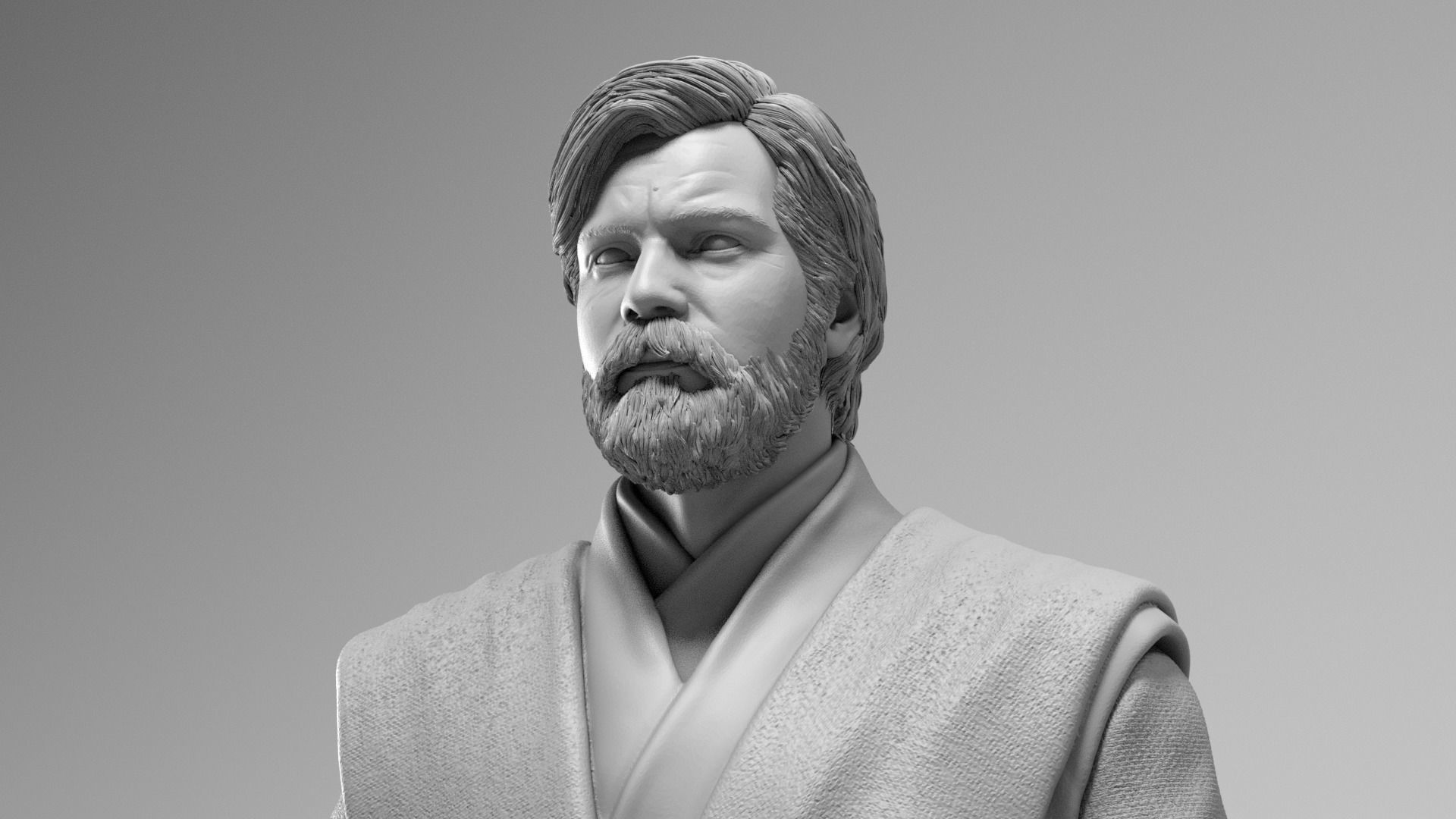 Ewan McGregor - Obi Wan Kenobi - Star Wars Revenge of the Sith 3D print model_16