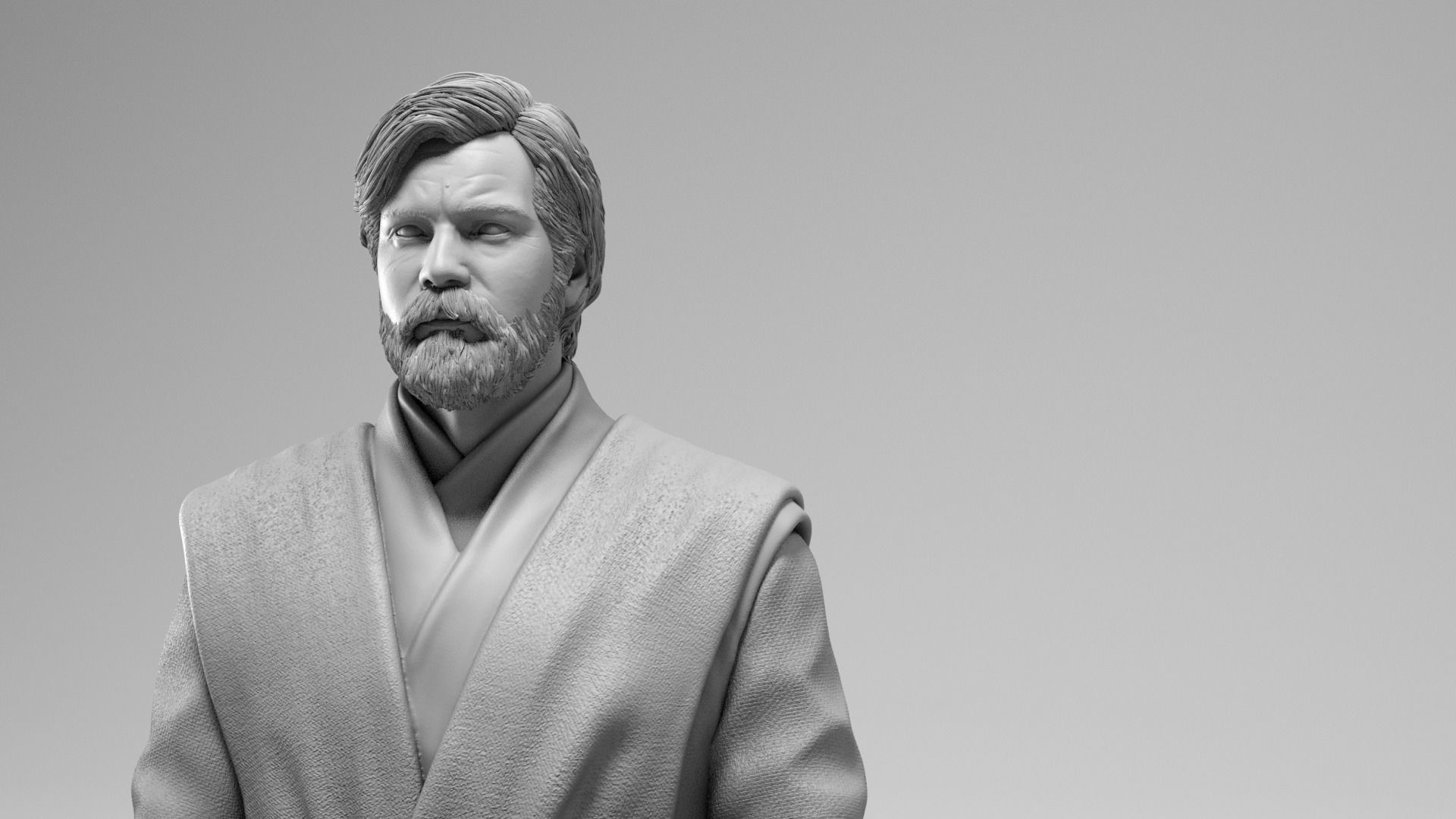 Ewan McGregor - Obi Wan Kenobi - Star Wars Revenge of the Sith 3D print model_7