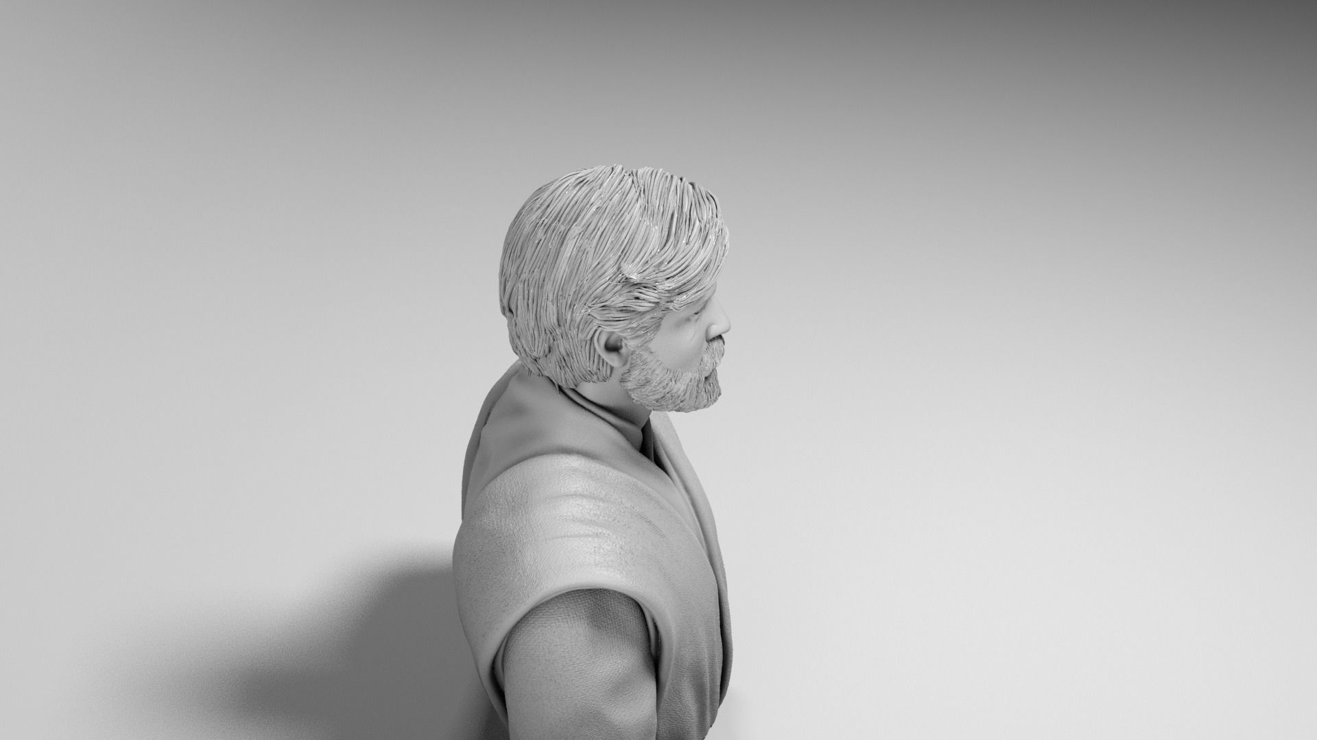 Ewan McGregor - Obi Wan Kenobi - Star Wars Revenge of the Sith 3D print model_13