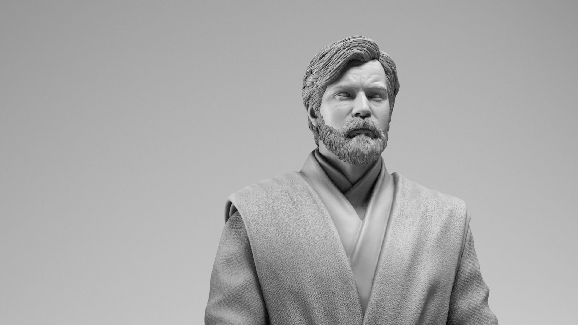 Ewan McGregor - Obi Wan Kenobi - Star Wars Revenge of the Sith 3D print model_1