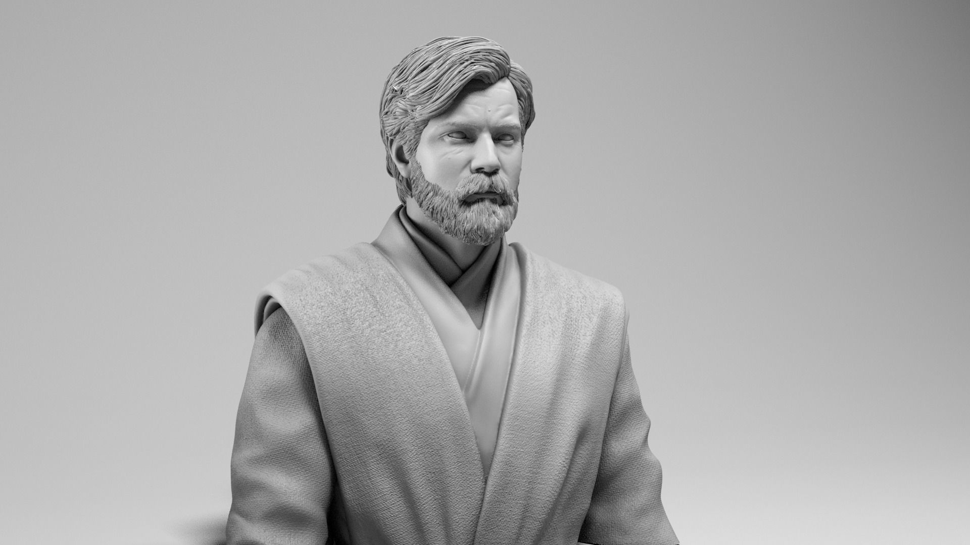 Ewan McGregor - Obi Wan Kenobi - Star Wars Revenge of the Sith 3D print model_3