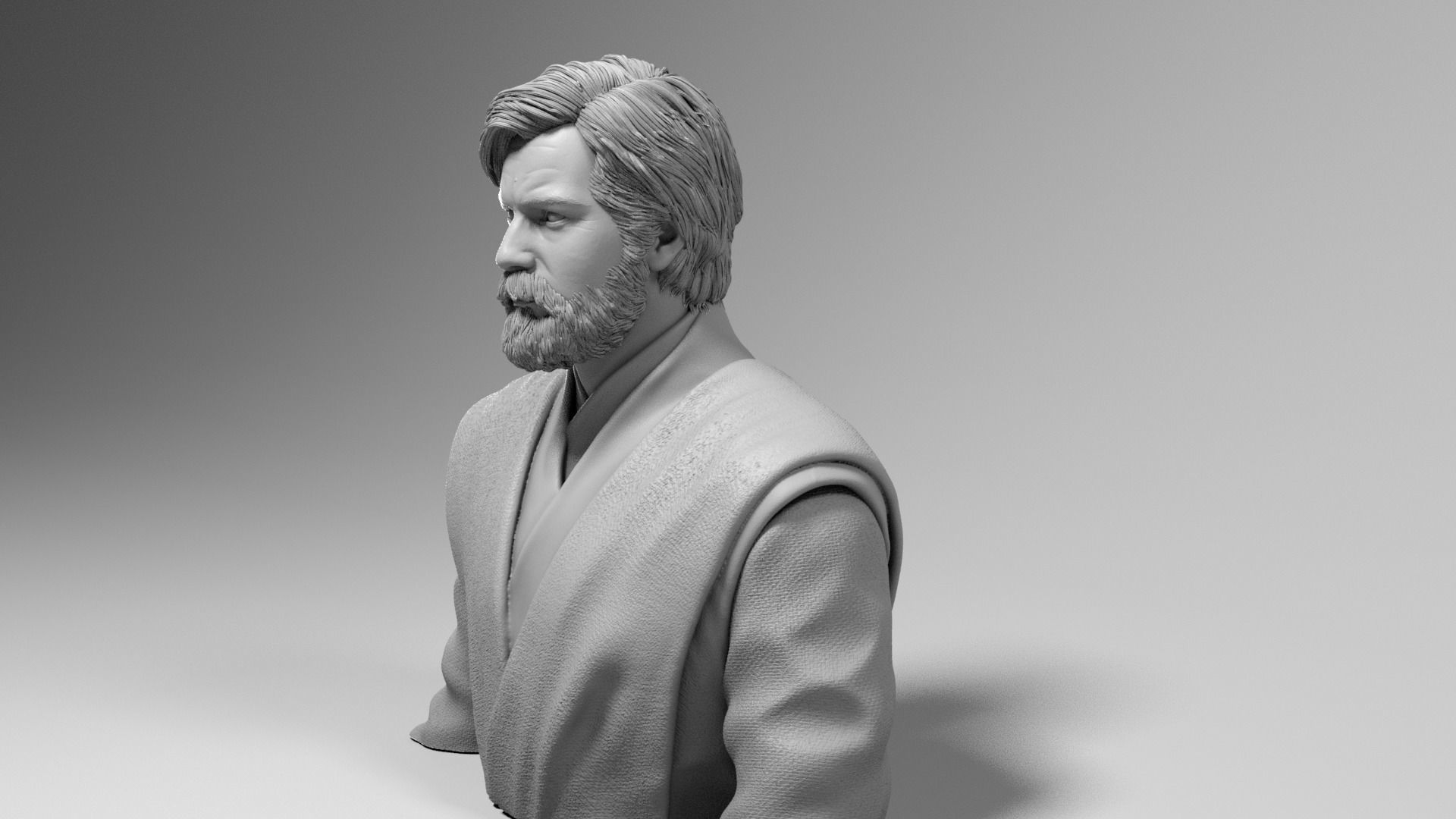 Ewan McGregor - Obi Wan Kenobi - Star Wars Revenge of the Sith 3D print model_6
