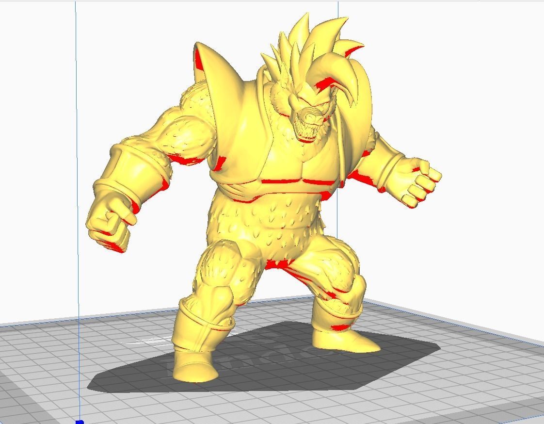 Oozaru Baby 3D Model 3D print model_2