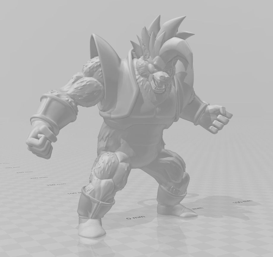 Oozaru Baby 3D Model 3D print model_1