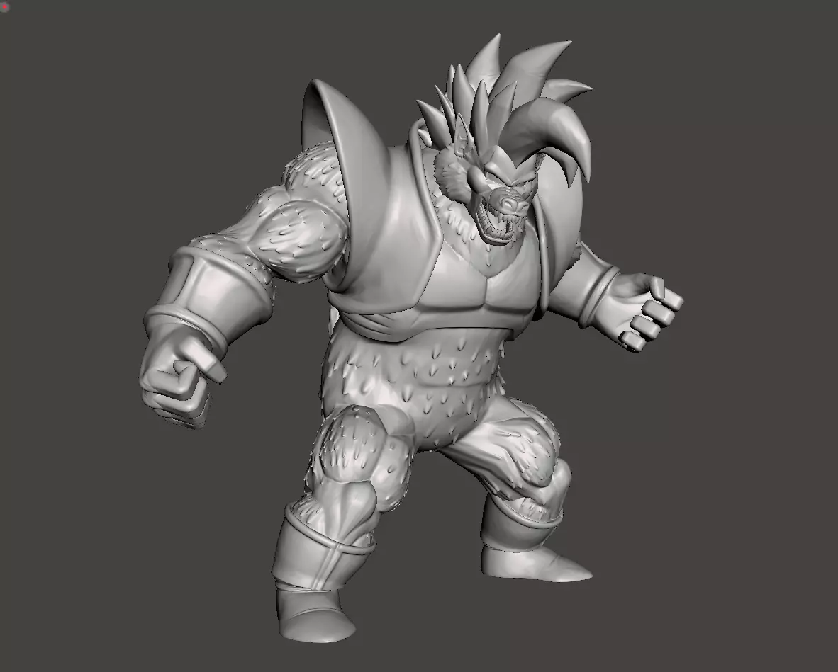 Oozaru Baby 3D Model 3D print model_0