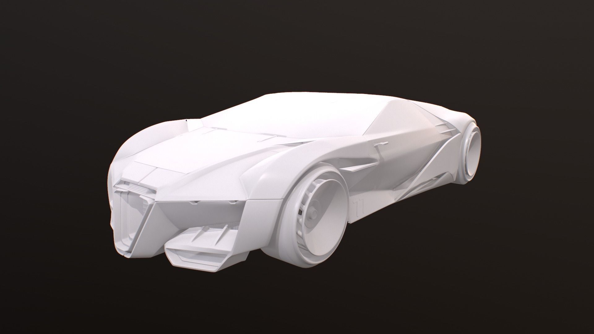 RAYFIELD CALUBURN SURERCAR from CYBERPUNK 2077 3D model_10