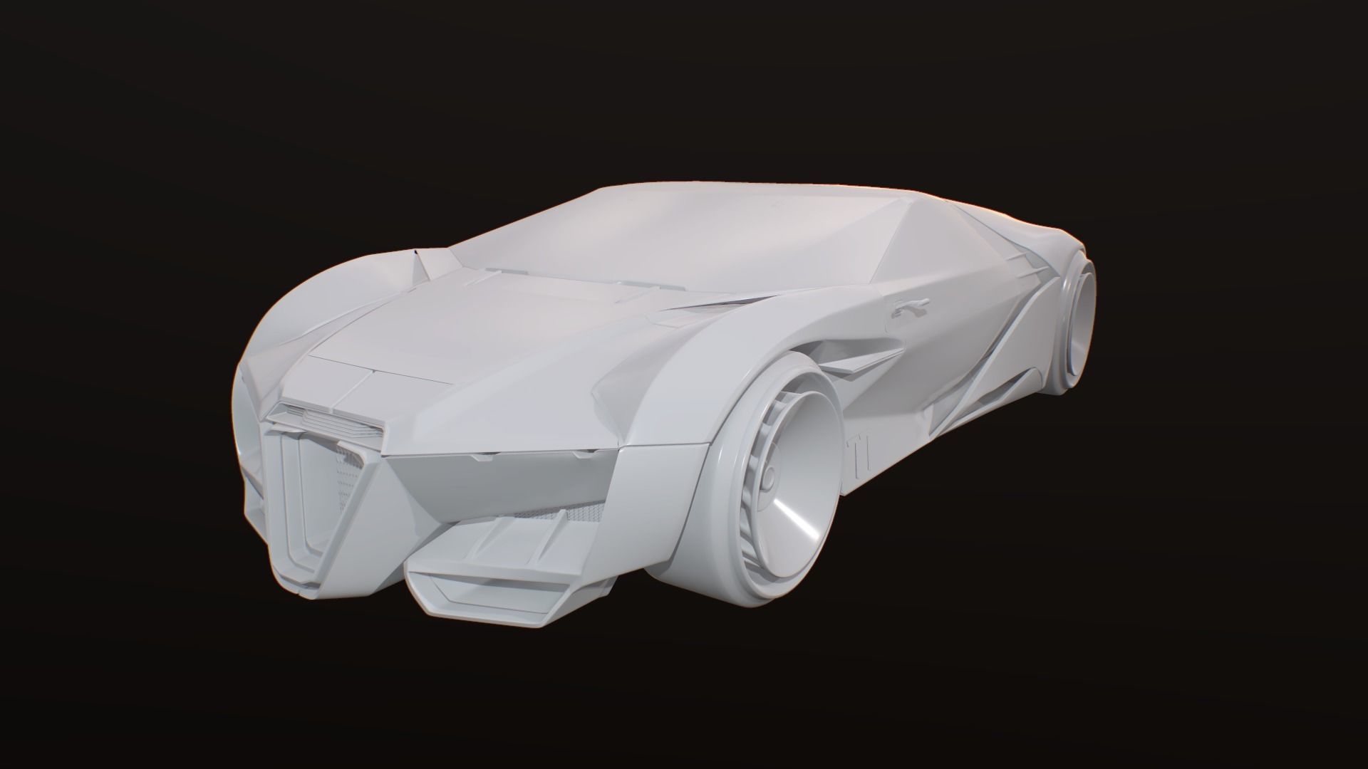 RAYFIELD CALUBURN SURERCAR from CYBERPUNK 2077 3D model_20