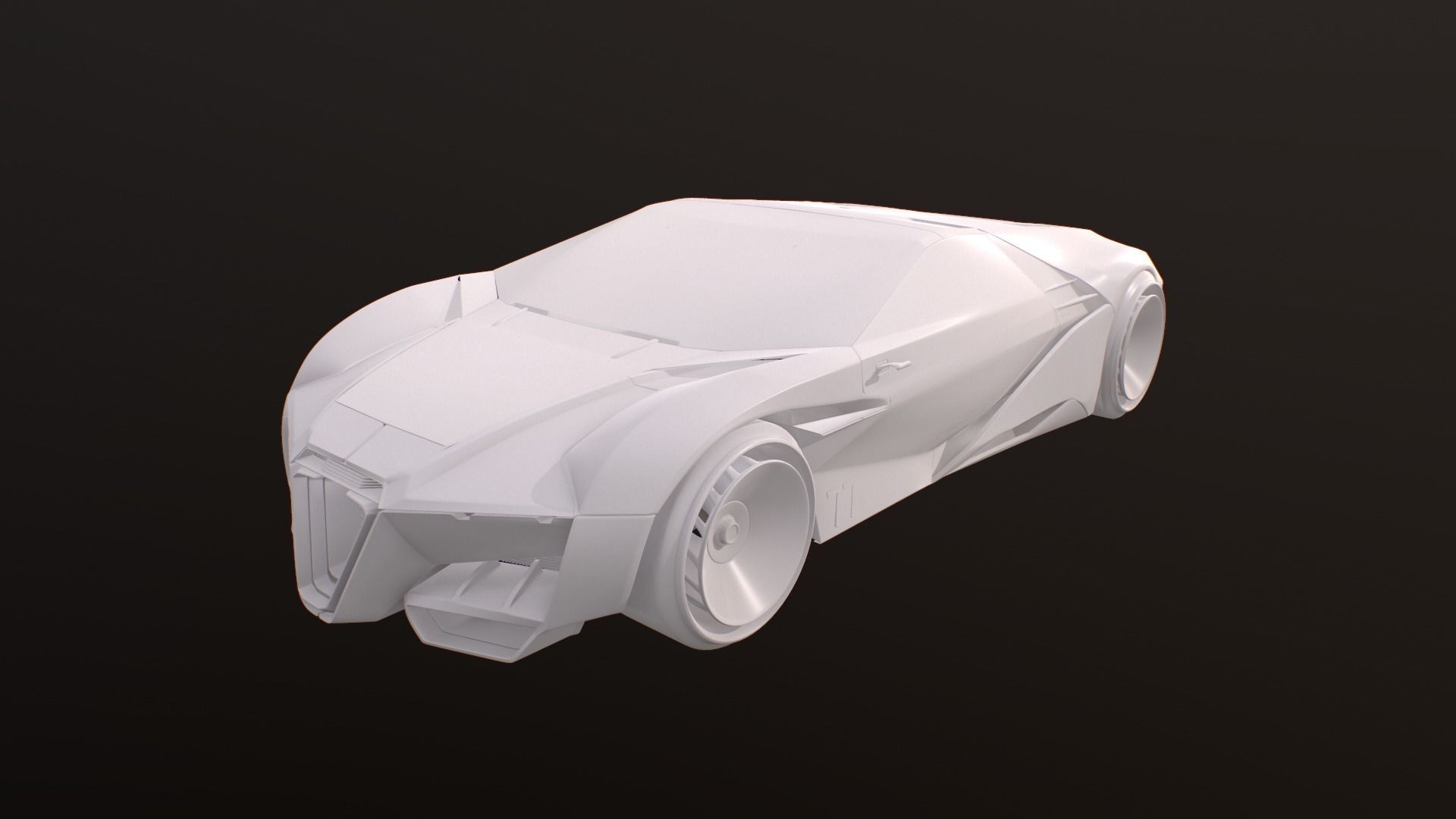 RAYFIELD CALUBURN SURERCAR from CYBERPUNK 2077 3D model_4