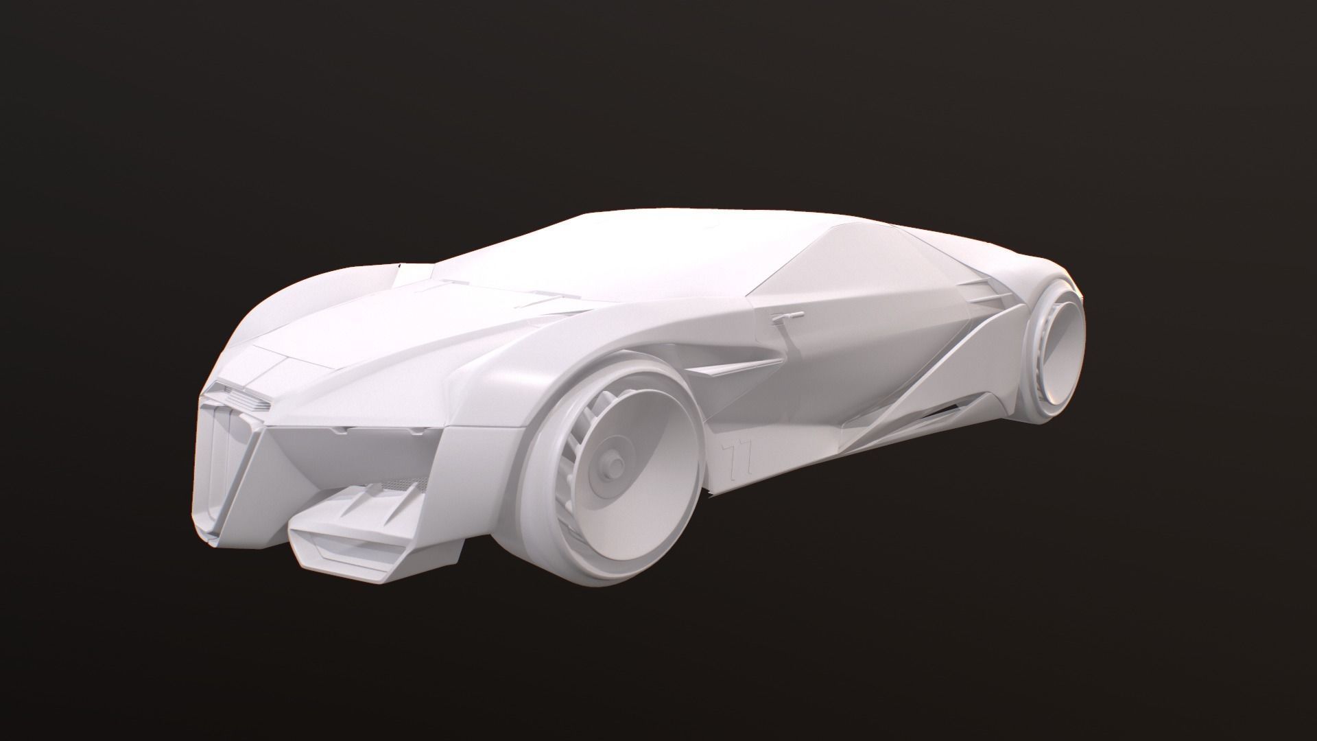 RAYFIELD CALUBURN SURERCAR from CYBERPUNK 2077 3D model_8