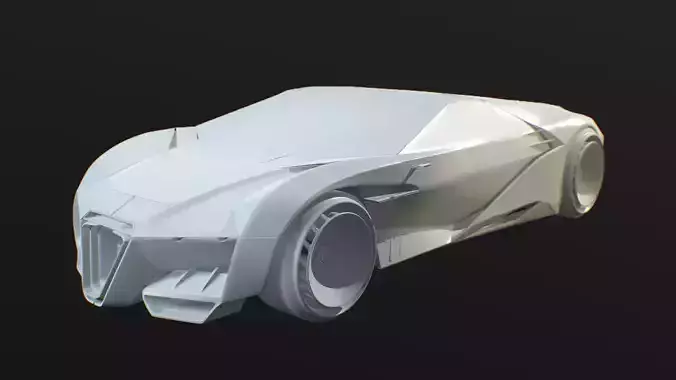 RAYFIELD CALUBURN SURERCAR from CYBERPUNK 2077 3D model
