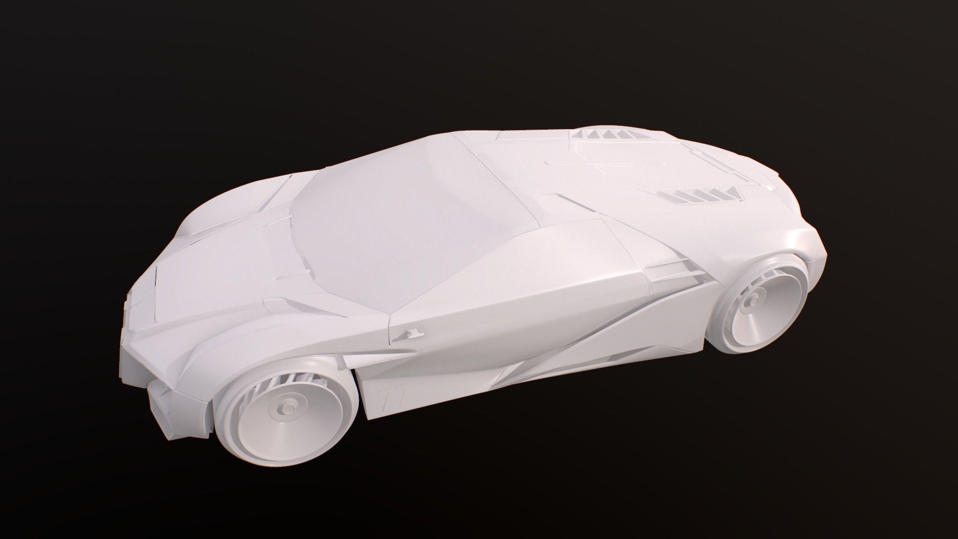 RAYFIELD CALUBURN SURERCAR from CYBERPUNK 2077 3D model_13