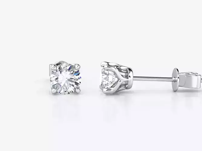 ZRE003 flower stud earring