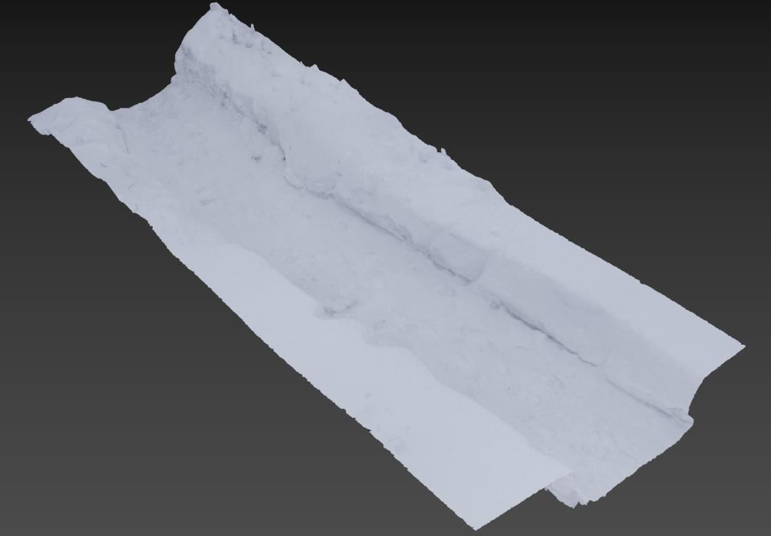 Ultra realistic Snow trail  Hq Scan 3D model_10