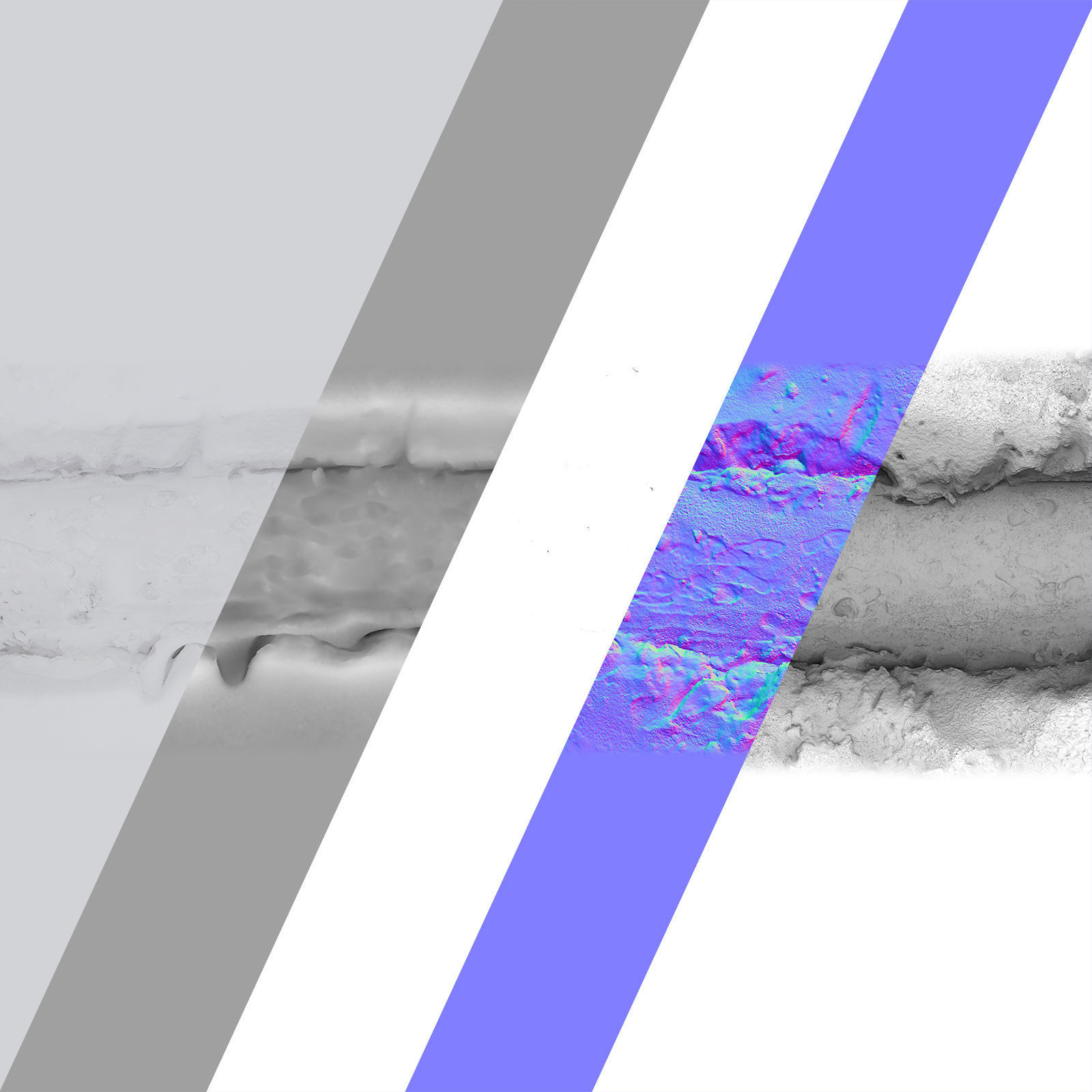 Ultra realistic Snow trail  Hq Scan 3D model_9