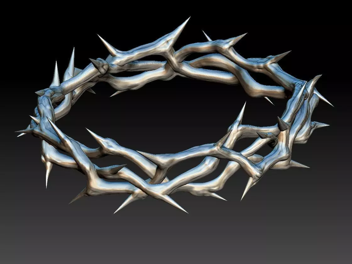  Crown of thorns god jesus 3d print 3D print model_0